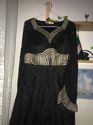 Vestido negro mujer