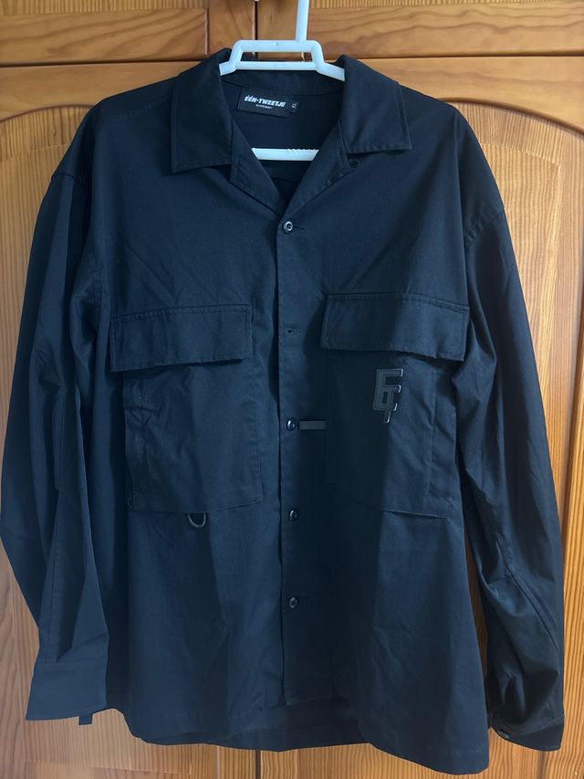 Camisa Een Tweetje Negra Talla XL