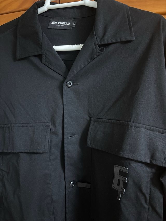 Camisa Een Tweetje Negra Talla XL