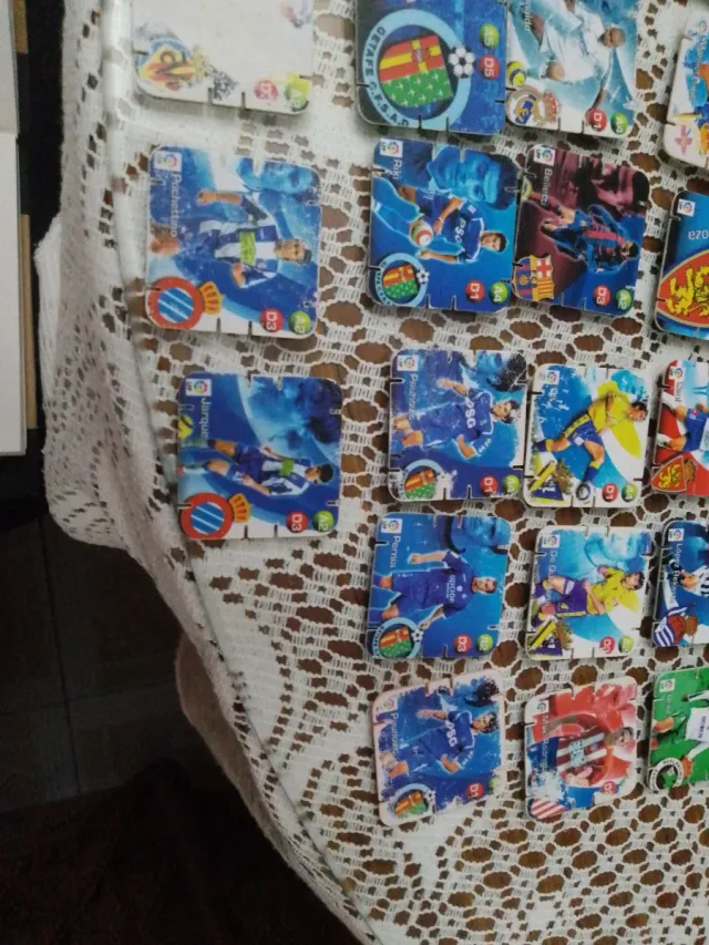 Tazos de fútbol varios equipos