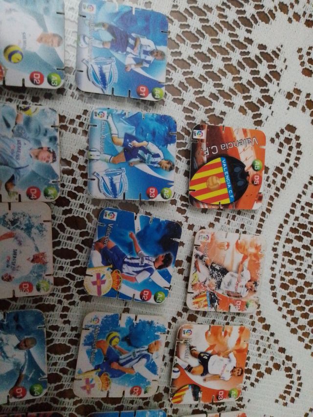 Tazos de fútbol varios equipos