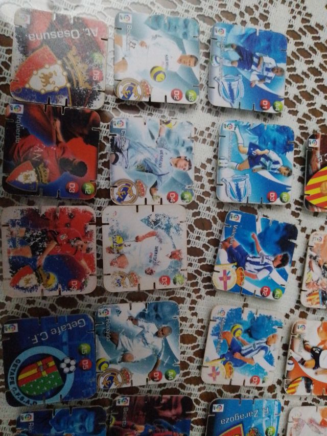 Tazos de fútbol varios equipos