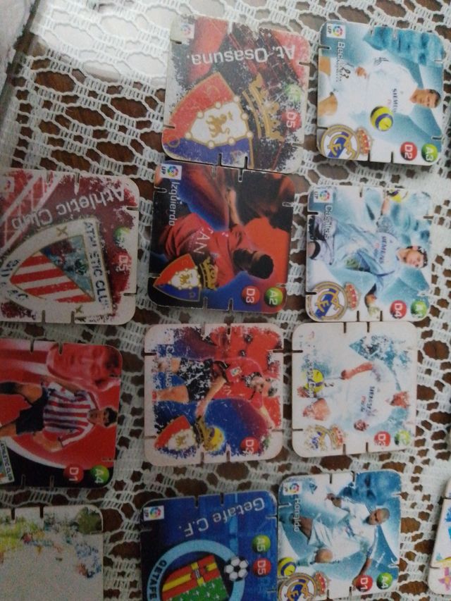 Tazos de fútbol varios equipos