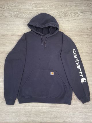 Carhartt Oversize Hoodie Sweatshirt Sleeve Logo
