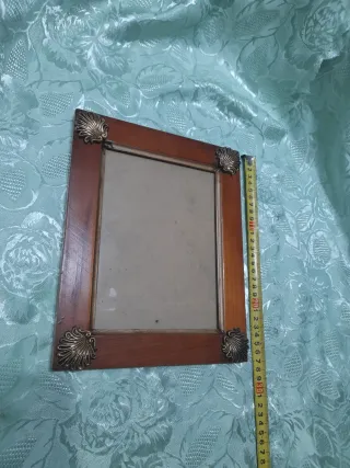 Cornice da tavolo legno e metallo