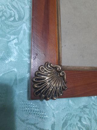 Cornice da tavolo legno e metallo