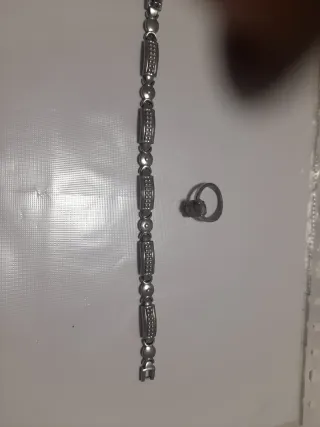 Pulsera y Anillo Acero