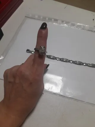 Pulsera y Anillo Acero