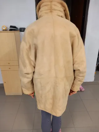 Montone da donna beige/marrone