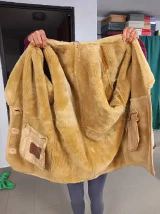 Montone da donna beige/marrone