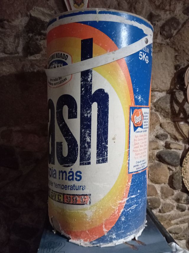 Bote Detergente Dash Antiguo