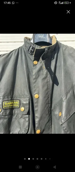 Chaqueta Barbour International Talla L Verde