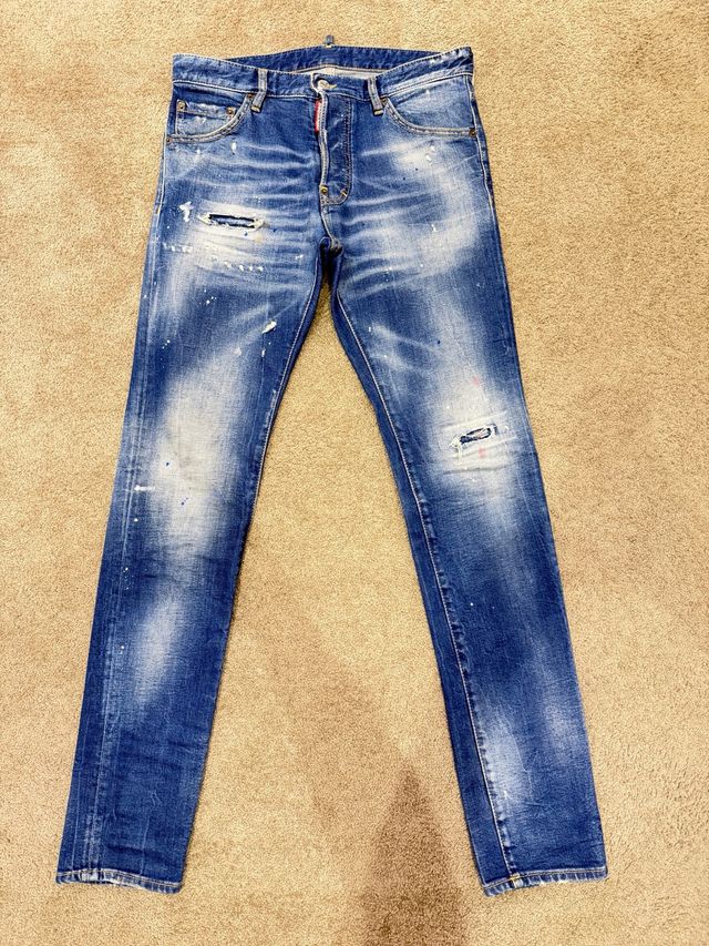 Dsquared2 Jeans Azules Desgastados