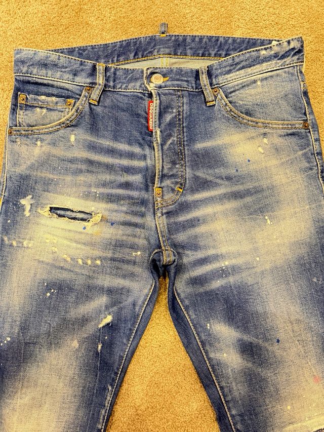Dsquared2 Jeans Azules Desgastados