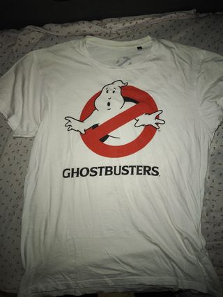 Camiseta Ghostbusters Blanca Talla XL