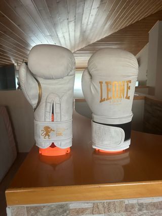 Guantes de Boxeo Leone Blancos