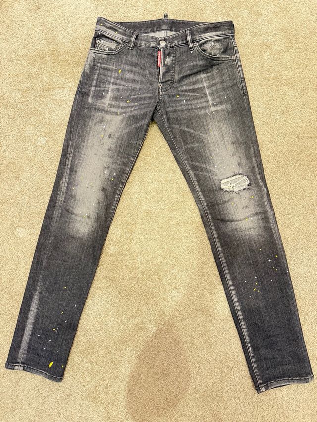 Dsquared2 Jeans negros con Pintura