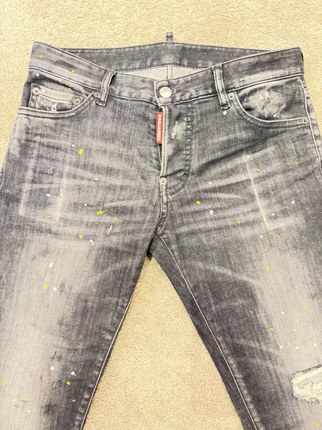 Dsquared2 Jeans negros con Pintura