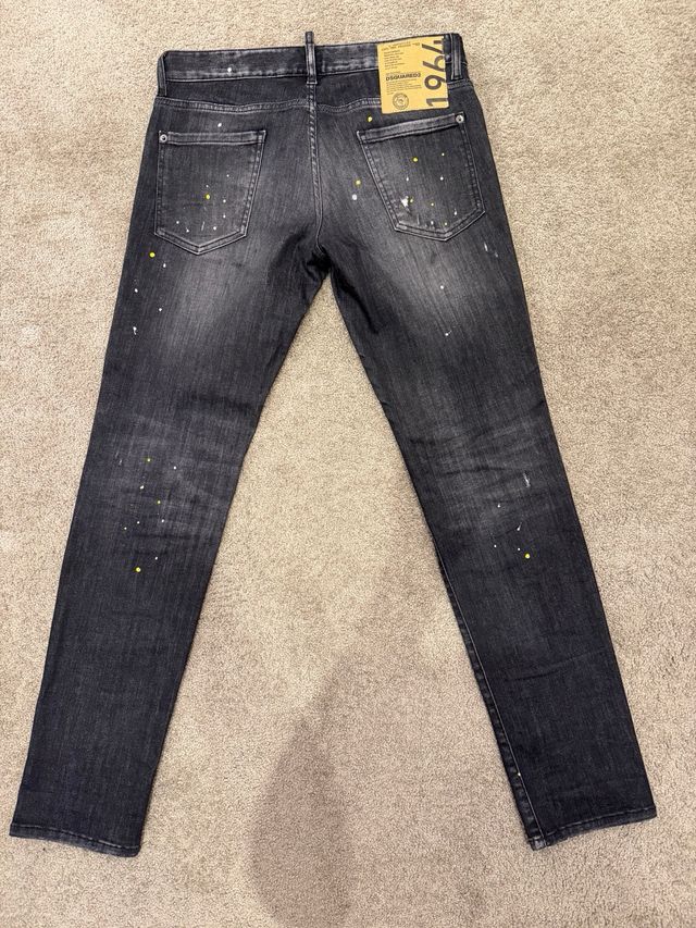 Dsquared2 Jeans negros con Pintura