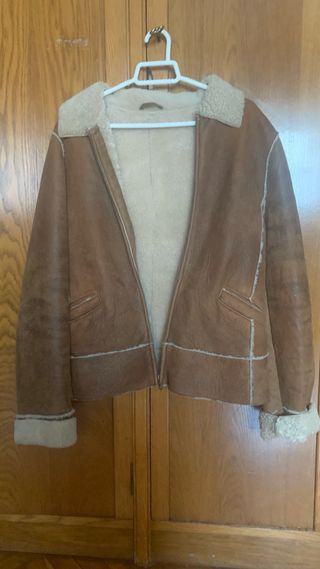 Chaqueta de Piel-Borreguito Massimo Dutti