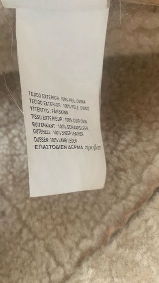 Chaqueta de Piel-Borreguito Massimo Dutti