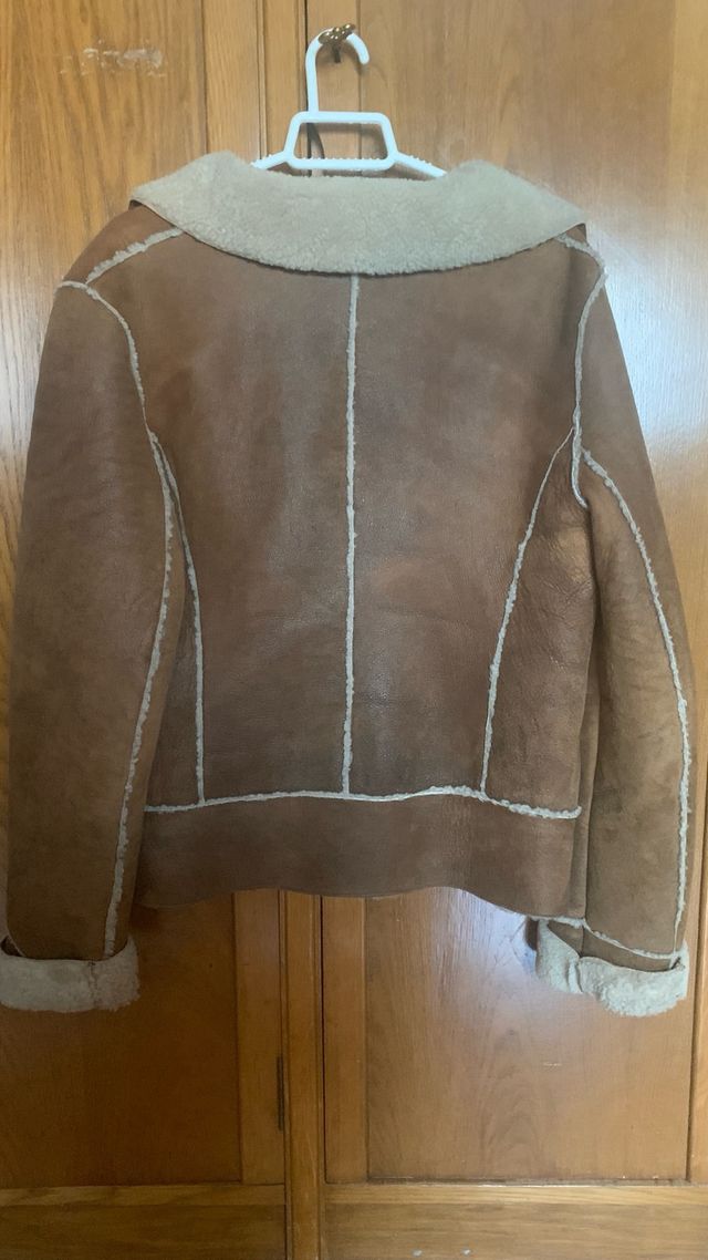Chaqueta de Piel-Borreguito Massimo Dutti