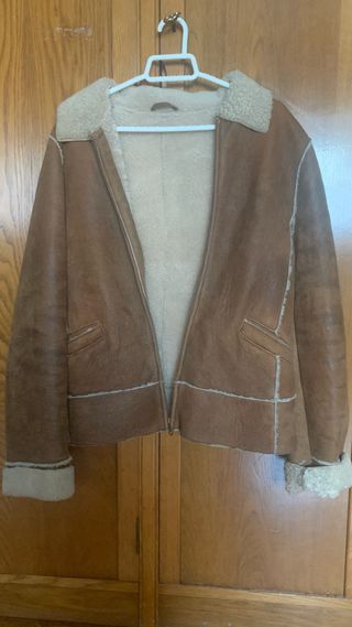 Chaqueta de Piel-Borreguito Massimo Dutti