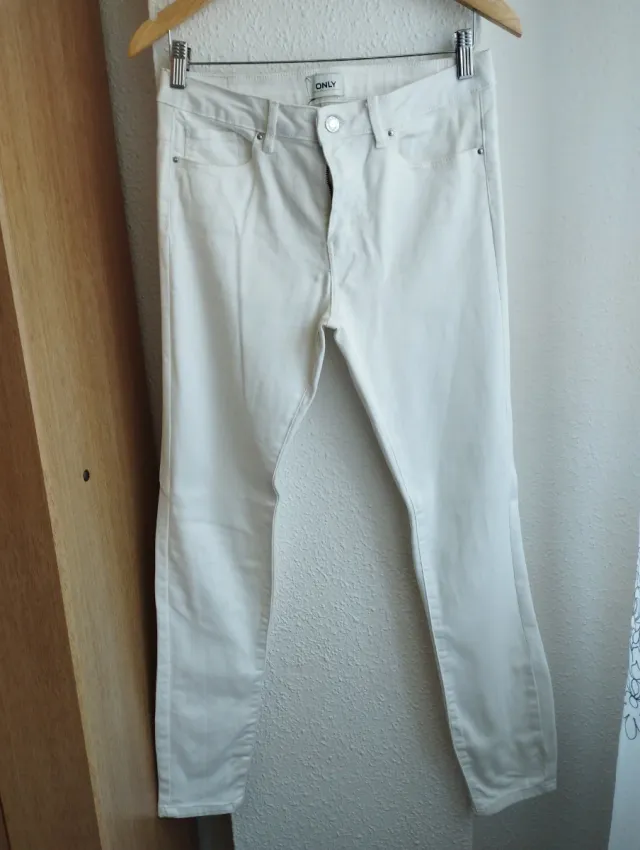 Pantalones vaqueros blancos Only