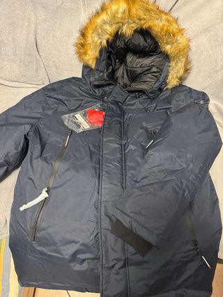 Abrigo Geographical Norway XL Azul Marino Nueva