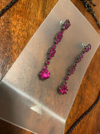 Conjunto bisutería collar y pendientes