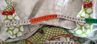 Traje Flamenca Niña Lunares Verde y Rojo