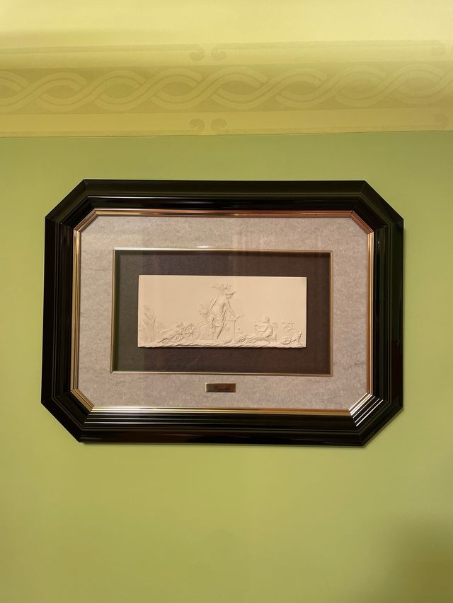 2 Cuadros Donatello Marco Negro y Dorado