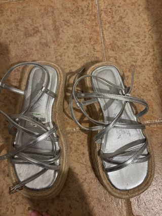 Sandalias Mim Plataforma Esparto Talla 37