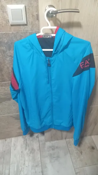 Sudadera Emporio Armani Azul y Rojo