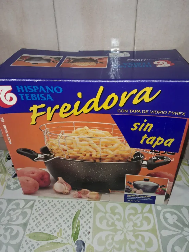 Freidora Hispano Tebisa con Cesto. Sin estrenar