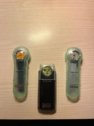 Lote 3 relojes Swatch Irony