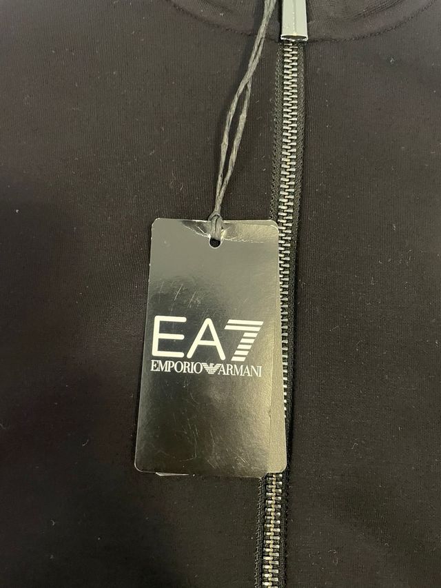 Felpa Emporio Armani EA7 Nera taglia L