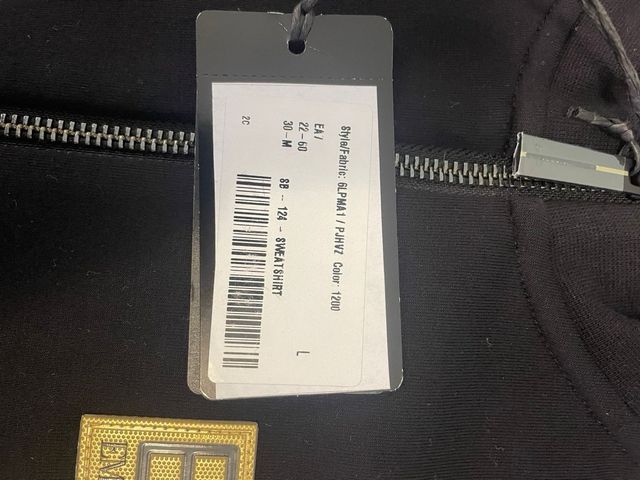 Felpa Emporio Armani EA7 Nera taglia L