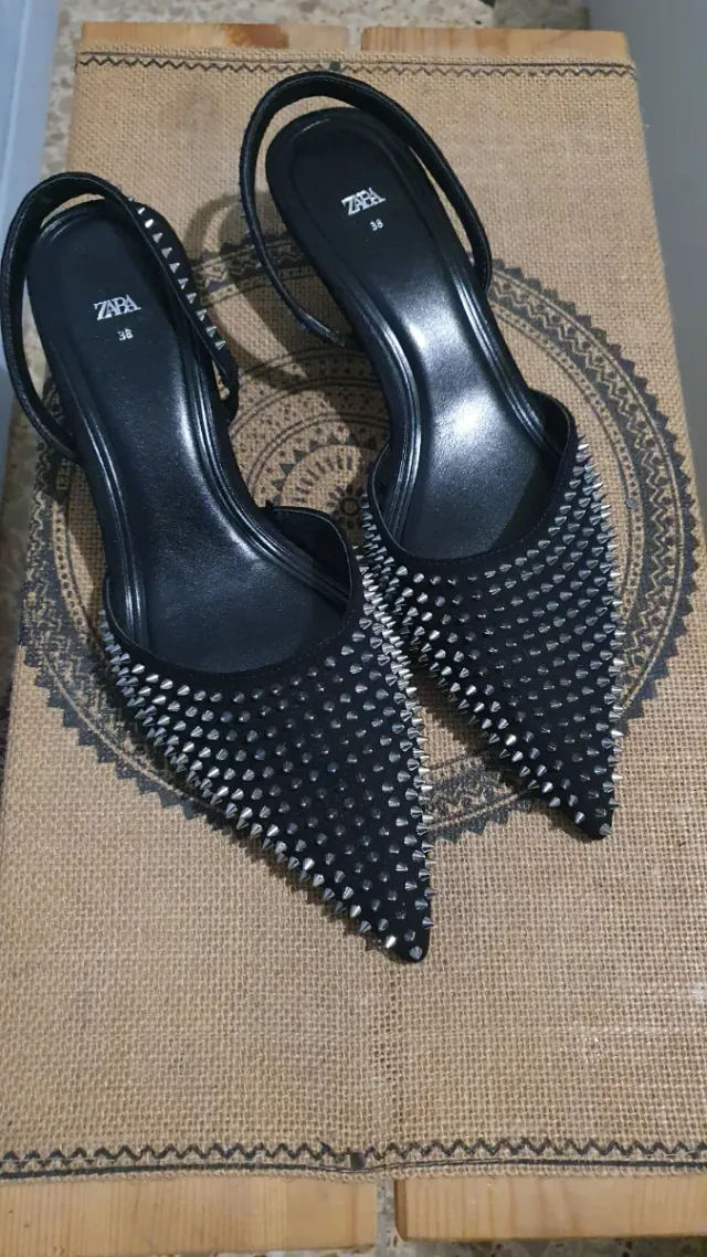 Zapatos Zara Tachuelas Talla 38