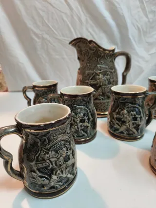 Set di tazze da birra vintage