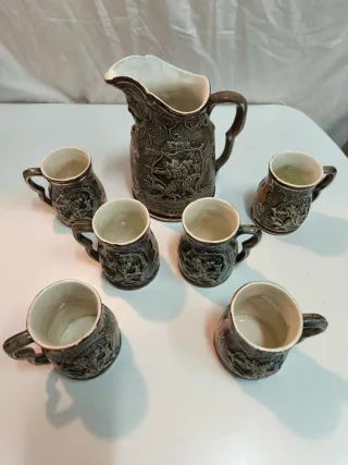 Set di tazze da birra vintage