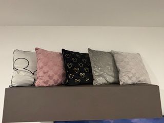 Set Cuscini Disney Topolino Rosa Nero Grigio