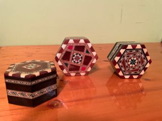 3 Cajitas Libanesas Decoradas