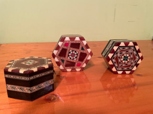 3 Cajitas Libanesas Decoradas