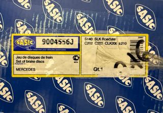 Discos de freno SASIC 9004556J Mercedes