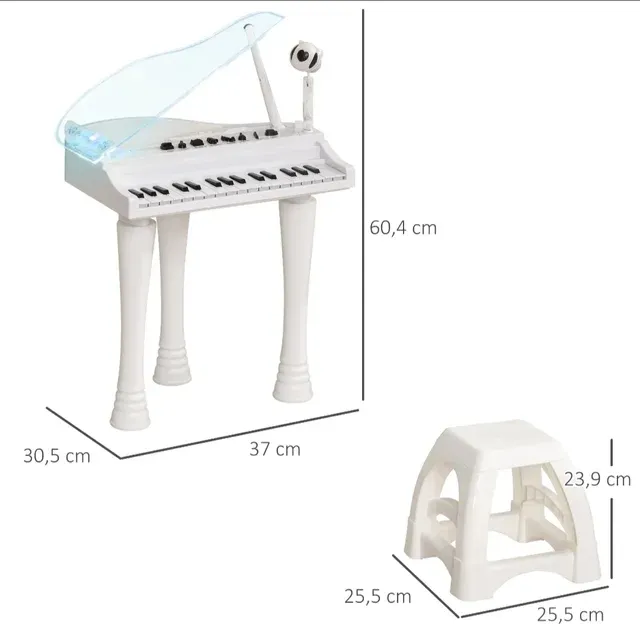 Piano Infantil Blanco