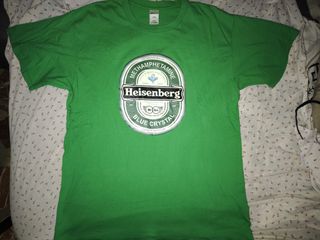 Camiseta Heisenberg Blue Crystal Talla XL