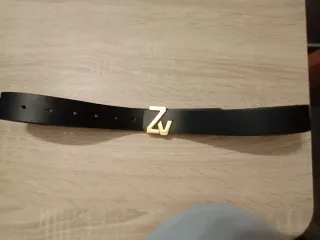 Cinturón Zadig & Voltaire Cuero Hebilla Dorada