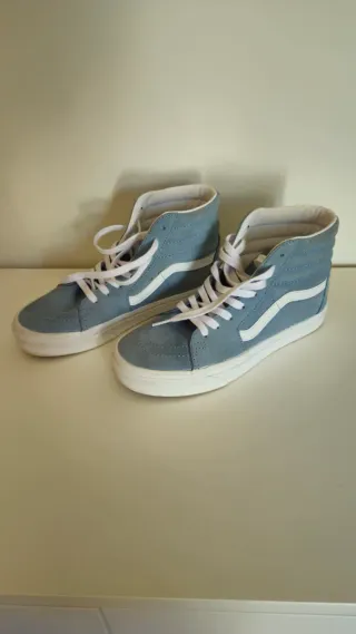 Vans Mujer Talla 38 Azul Celeste