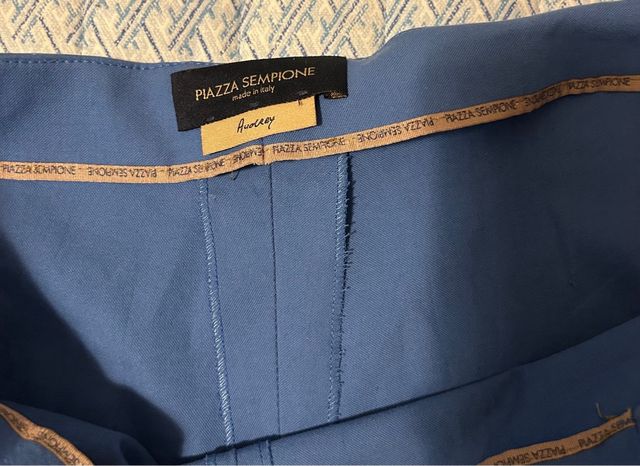 Pantaloni Piazza Sempione Blu Taglia S